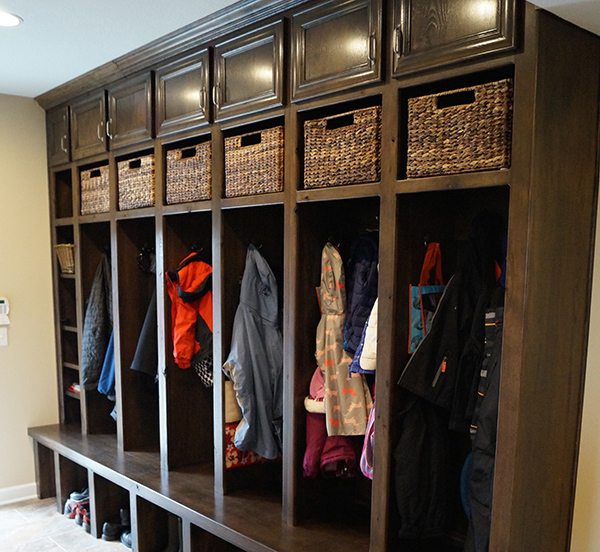 lovely mudroom lockers