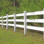 white rail fence designs