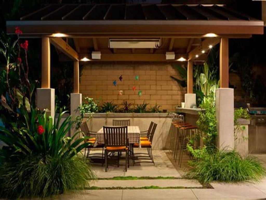 the top covered patio