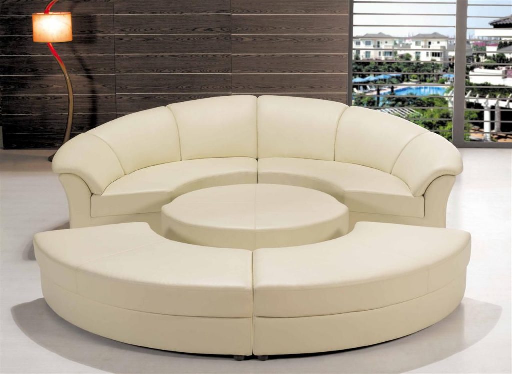 Small Sectional Sofa with Circular shape