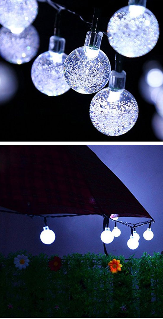 Crystal-Ball-Solar-Waterproof-String-Lights