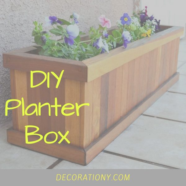 DIY Planter Box | Build Pallet Planter Boxes | Decor Or Design