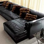 Small Sectional Sofa, Leather Sofa