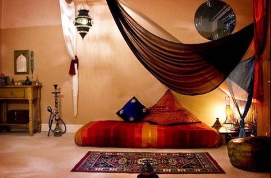 Meditation Room Decorating for relaxation in the Oriental style