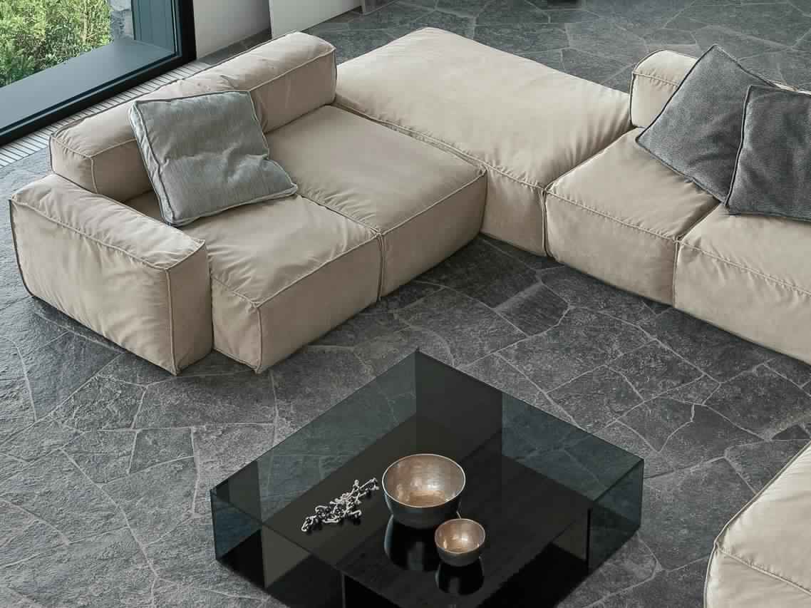 Small Sectional Sofa Pouffe furniture