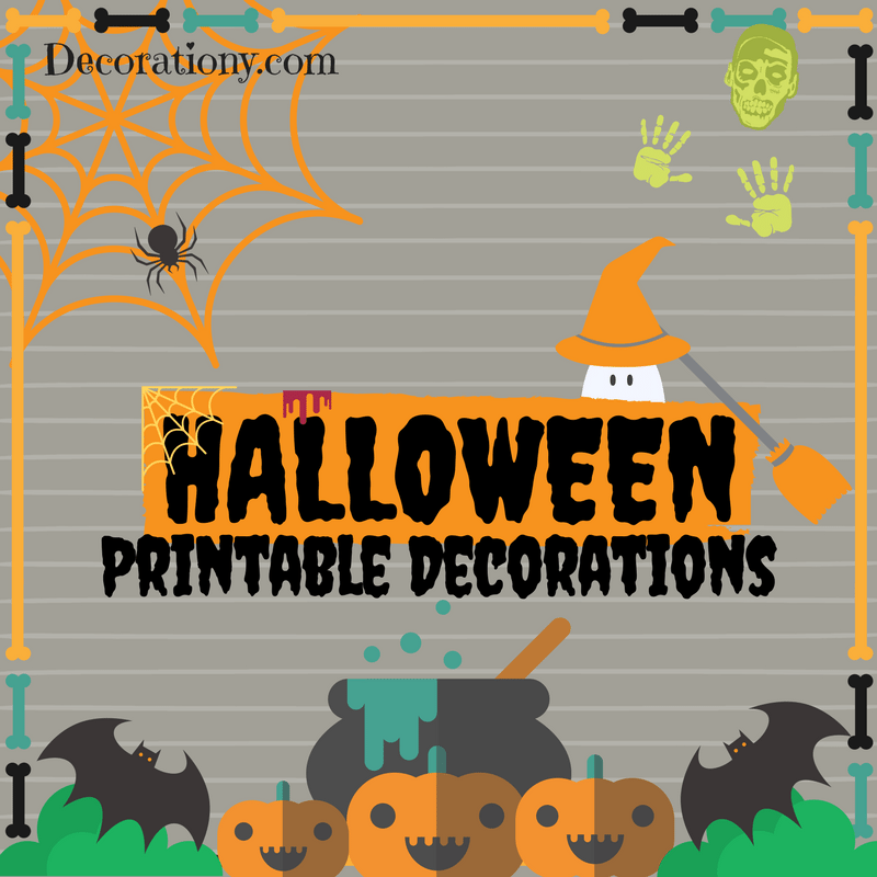 Printable Halloween Decorations Free Printables Decor Or Design