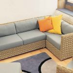 Small Sectional Sofa for corners with cushions