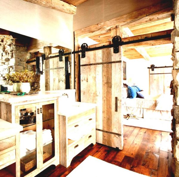 bathroom-cabinet-hardware-vanity-ideas-traditional-with-neutral-rustic-wall-mount-faucet-exposed-beams