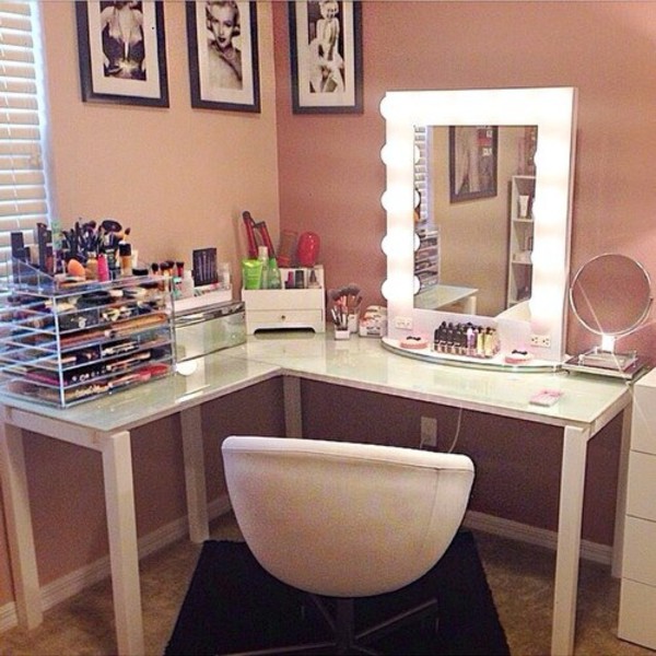 makeup vanity small places ideas
