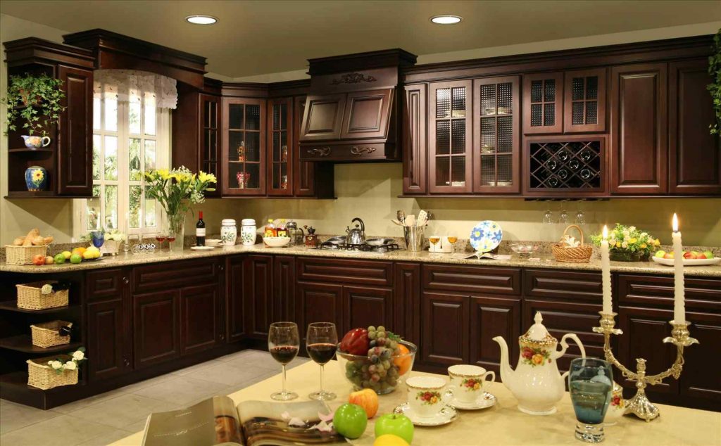 dark kitchen cabinets ideas