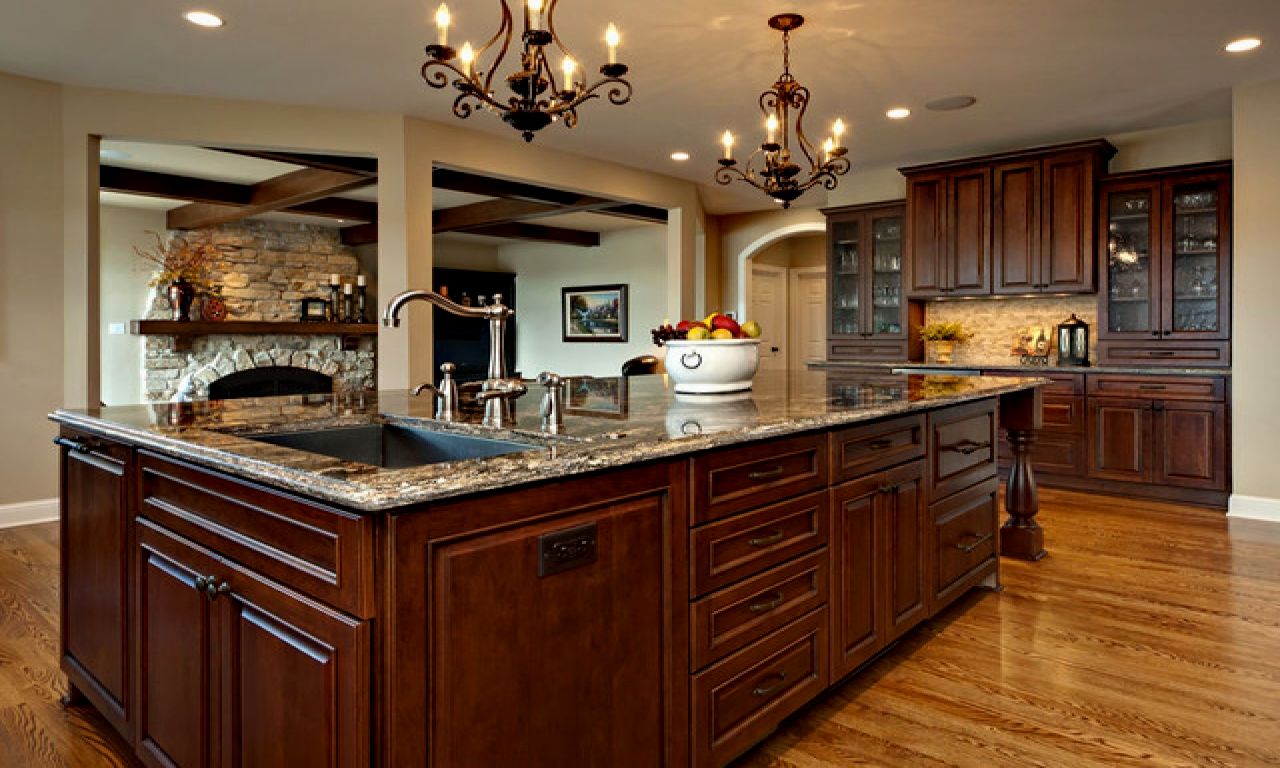 Large Kitchen Island Cabinets