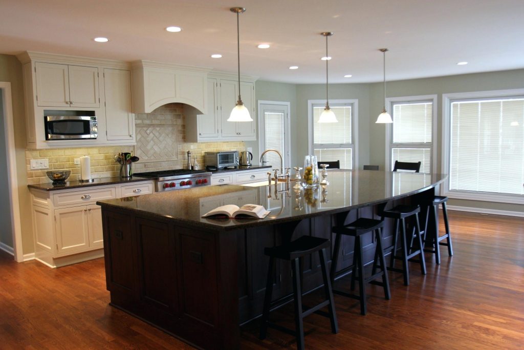 large kitchen island design