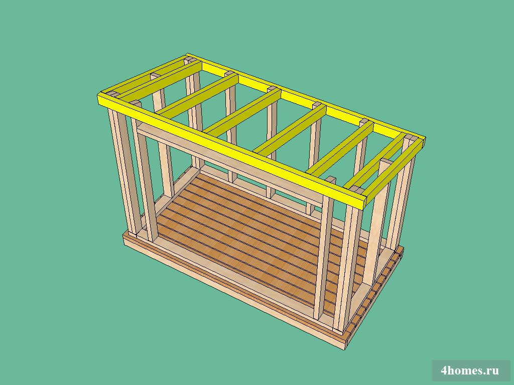 DIY Outdoor Firewood Rack step by step construction