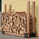 DIY Outdoor Firewood Rack-Wood Storage