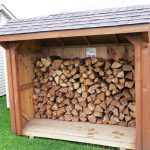DIY Outdoor Firewood Rack Wooden storage