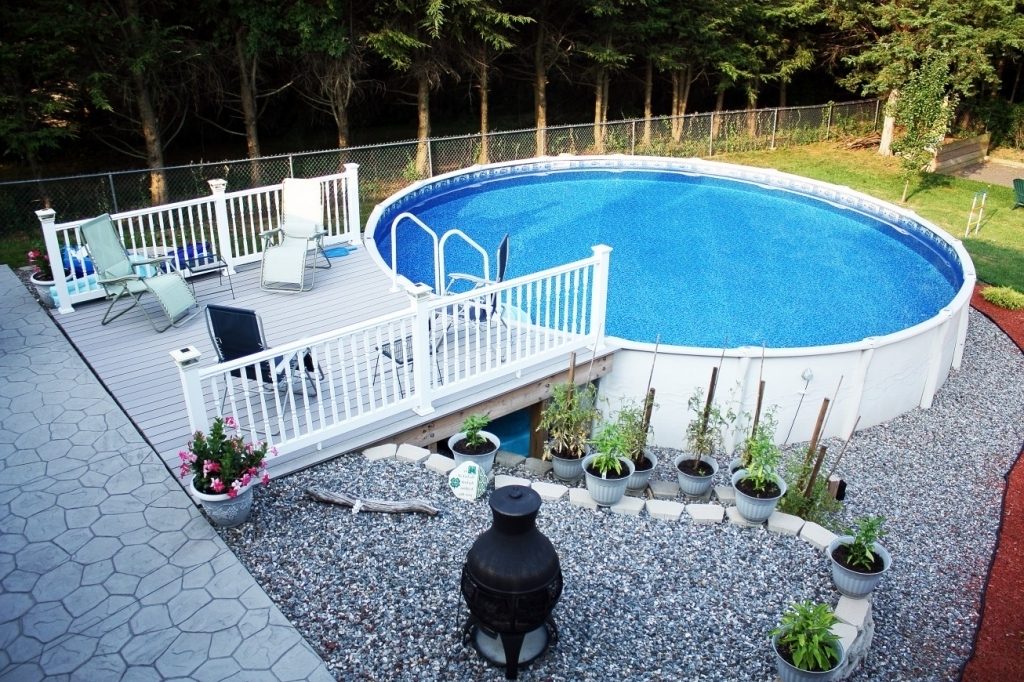 cool above ground pool ideas