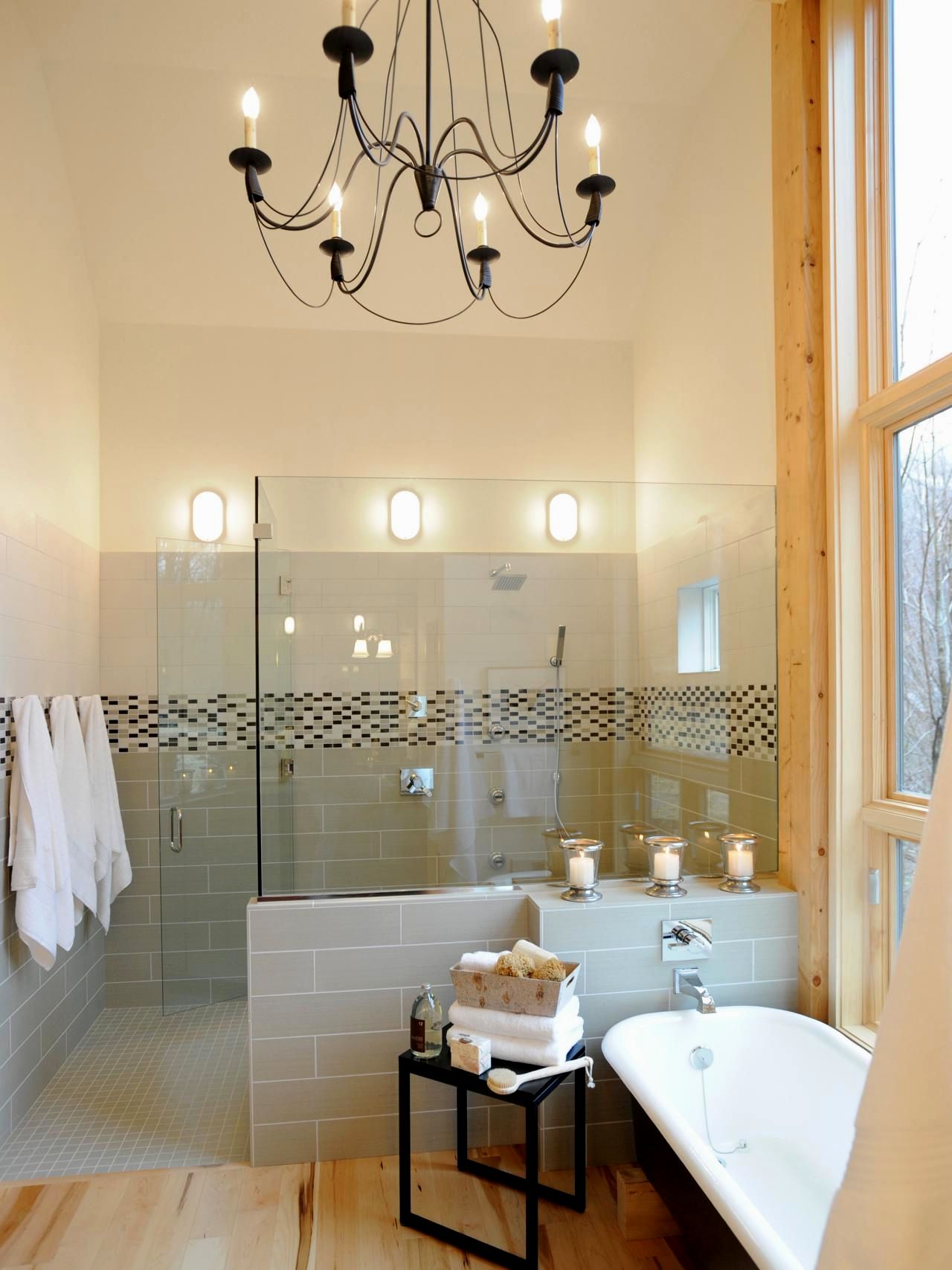 chandelier in bathroom 3