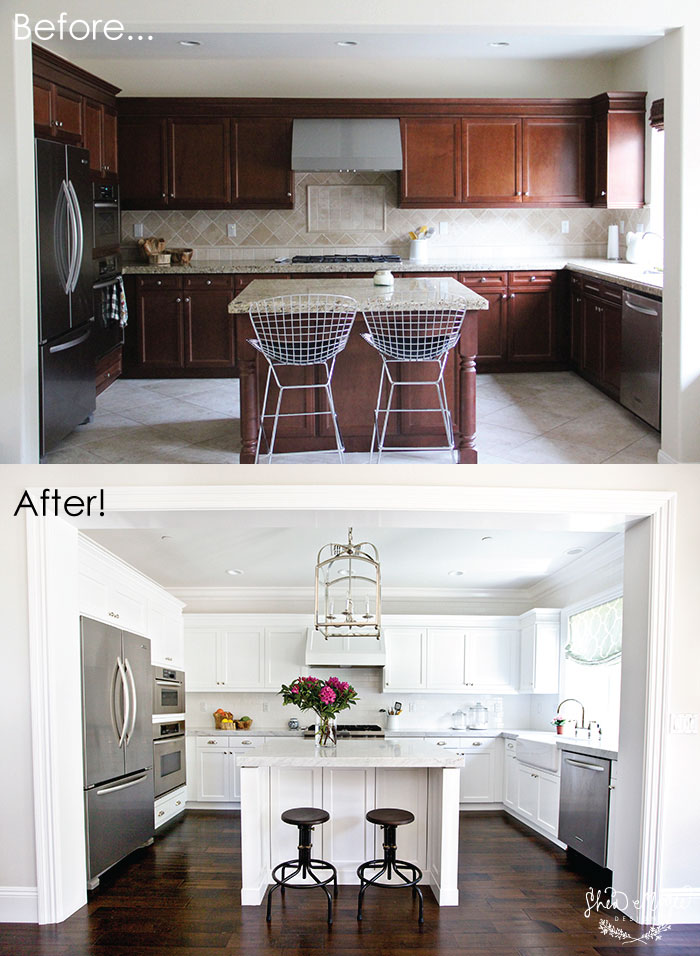 kitchen before and after UK