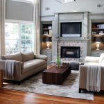 small living room with fireplace design