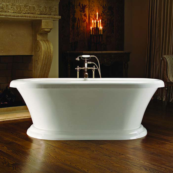 Smallest Bathtub Size - pedestal bathtub