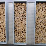 DIY Outdoor Firewood Rack-store firewood in style
