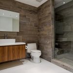 wood tile shower floor