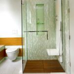 wood tile shower colors