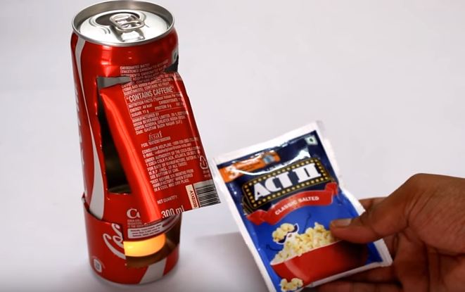 Cheap popcorn machine DIY