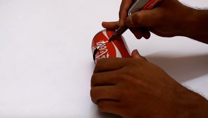 Step 6 to make popcorn machine on budget