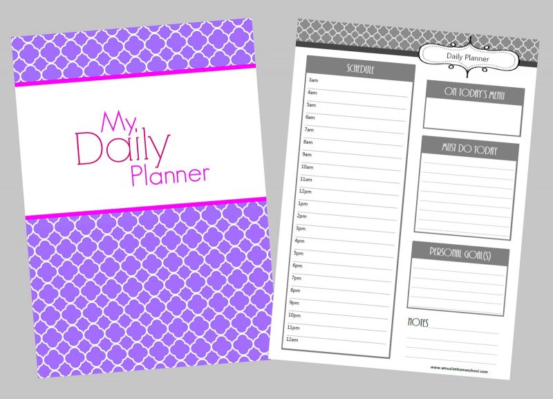Best Free Daily Planner Printable Tips 2018 | Decor Or Design