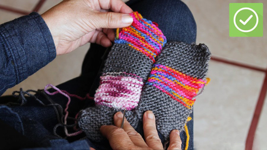 How To Make A Blanket - Knit Blankets Step 7