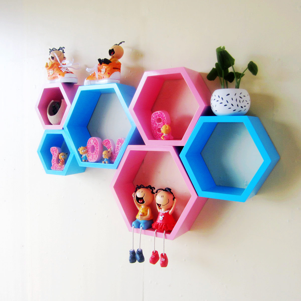 Hexagonal Wall Shelf Ideas 2018