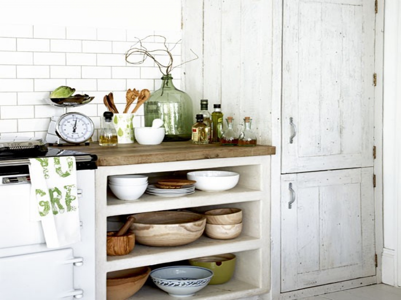 Rustic Kitchen Cabinets - Rustic Style Open Kitchen