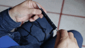 How To Make A Blanket - Striped Blanket - Step 1