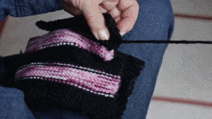 How To Make A Blanket - Striped Blanket - Step 4