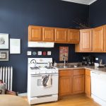 light blue kitchen walls