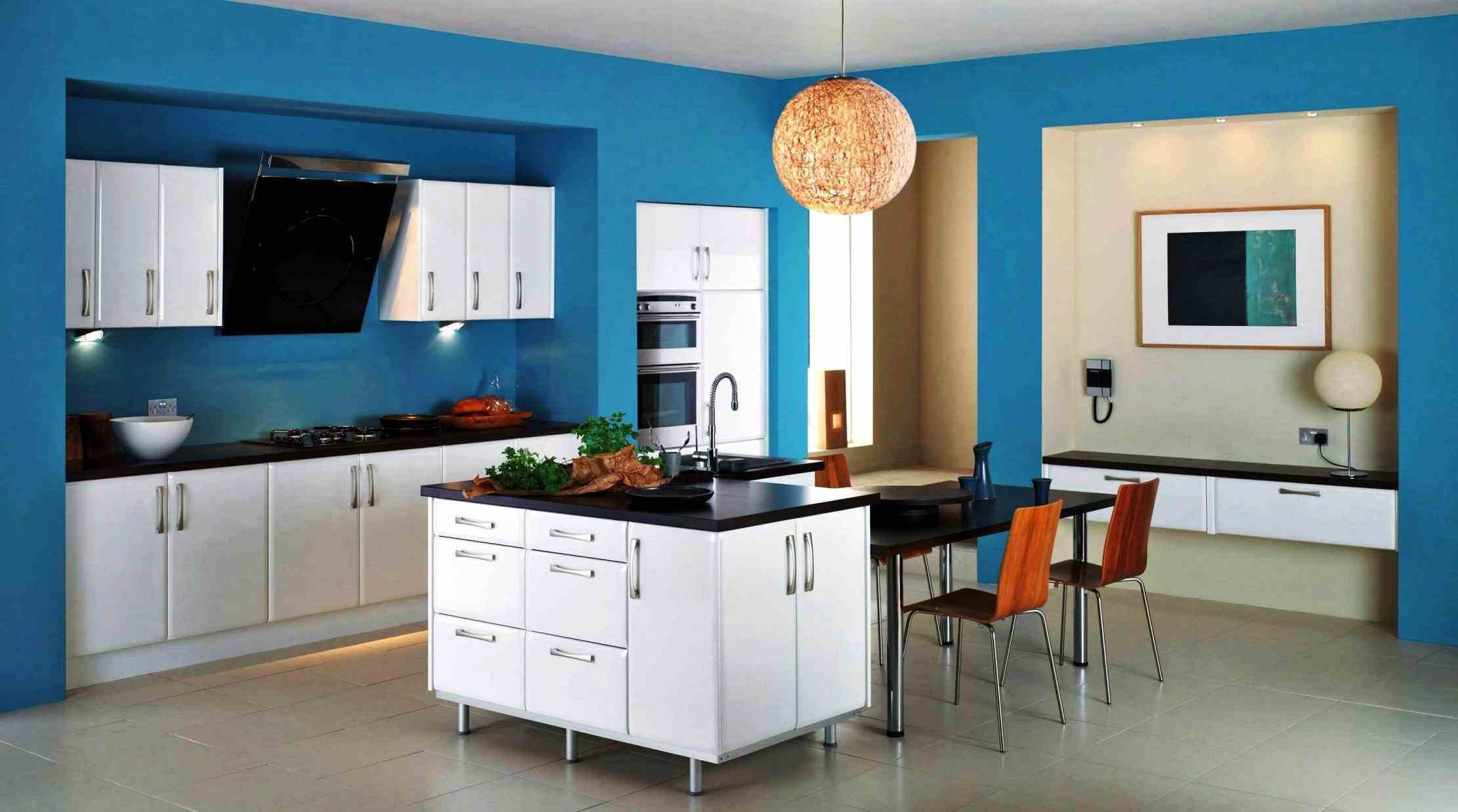 Blue Kitchen Walls Ideas for 2018 Decor Or Design