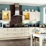 amazing blue kitchen walls