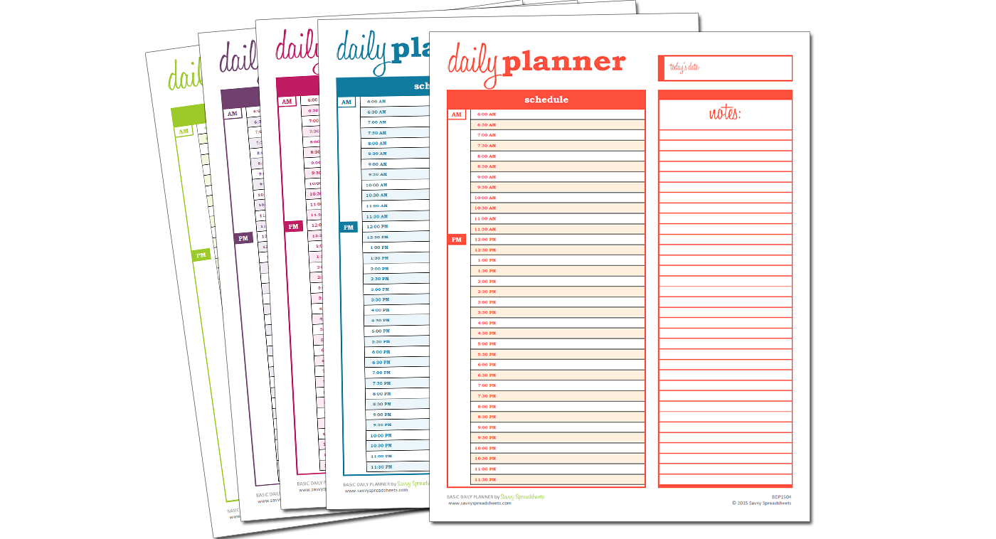 Plan schedule