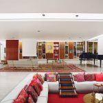 modern sunken living room