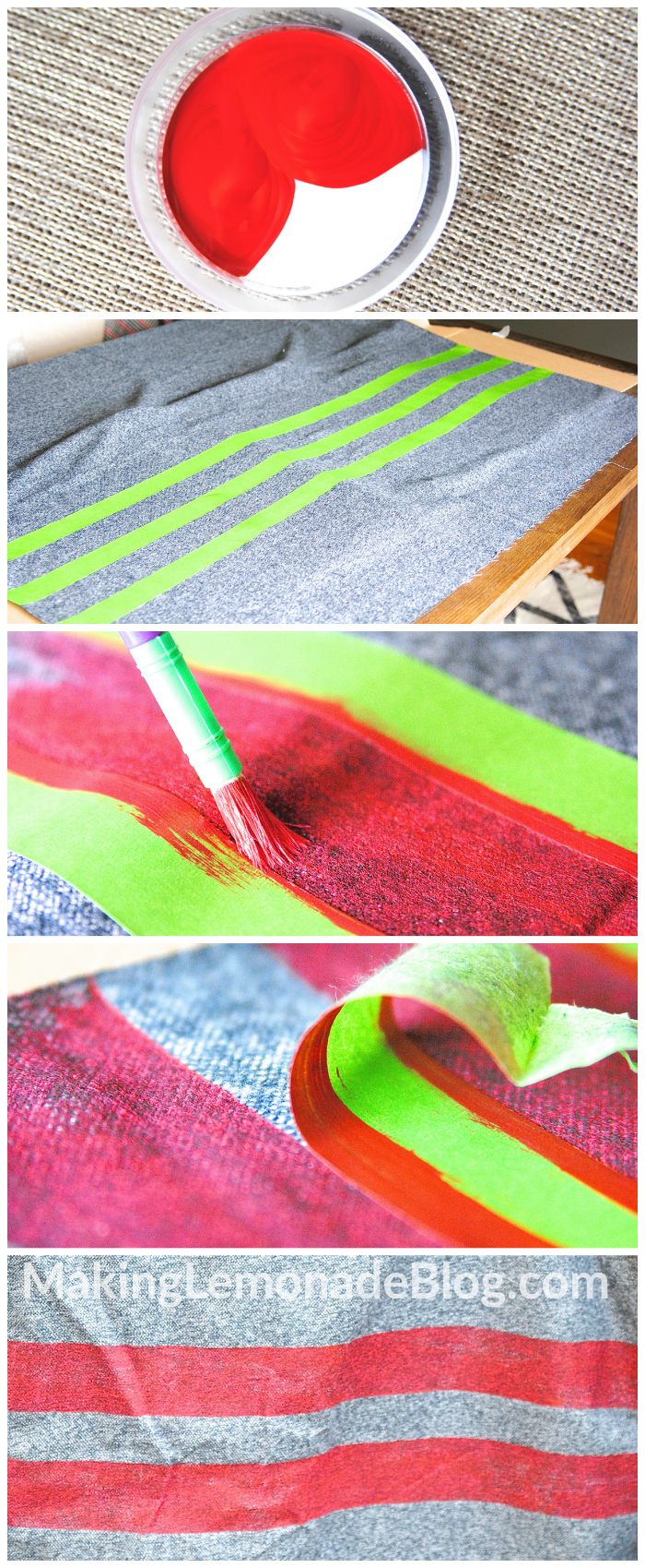 How To Make A Blanket - How to paint on fabric
