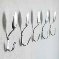 Spoons and forks coat rack ideas