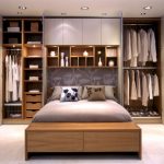 Master bedrooms with built-in shelving pinterest