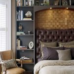 Master bedrooms with built-in shelving pinterest