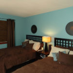 best blue and brown bedrooms