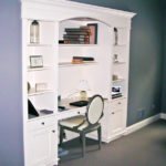 smart master bedrooms with built-in desk