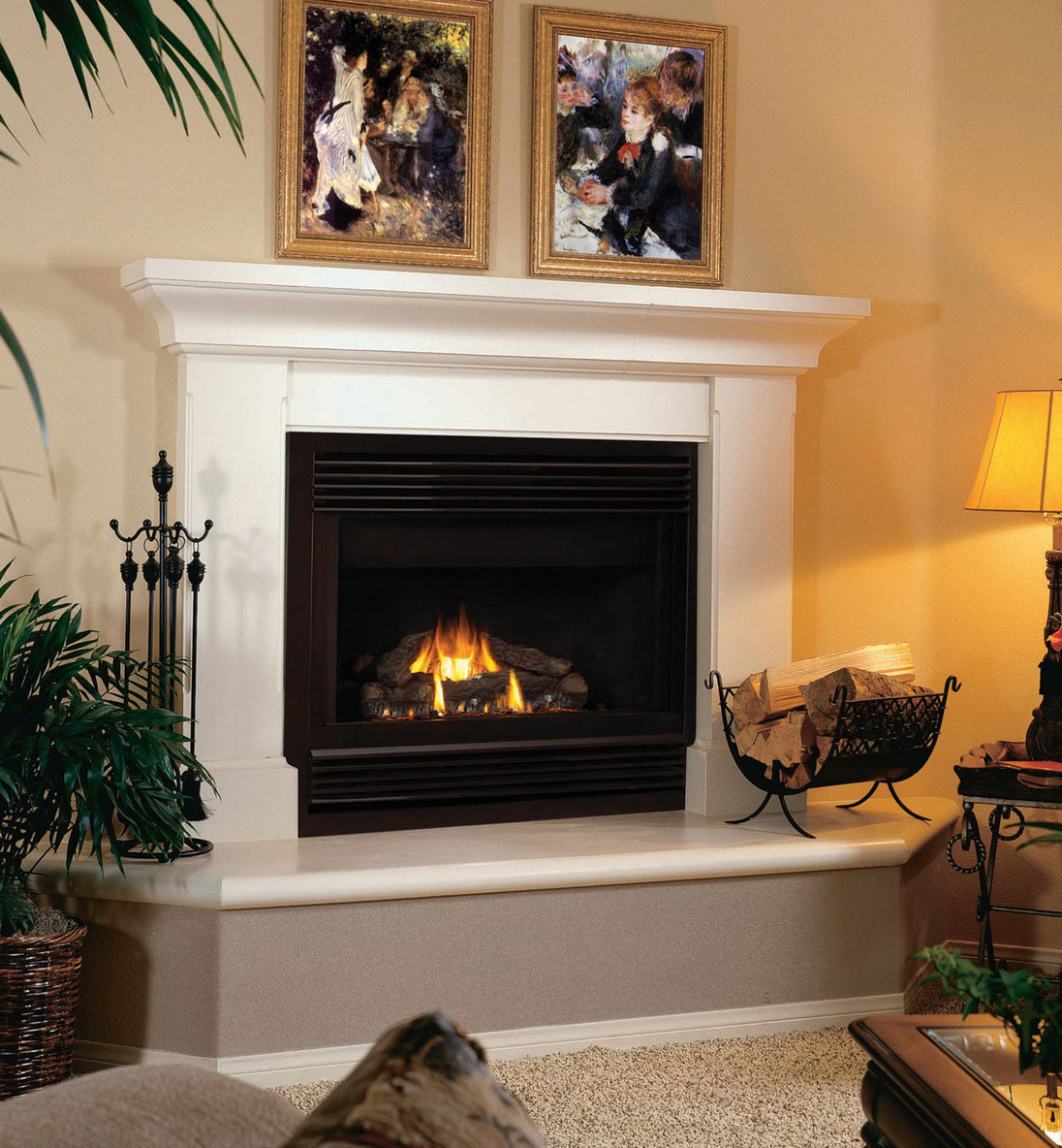 Unique Fireplace Mantel Designs And Ideas Decor Or Design,Line Art Black And White Simple Flower Design
