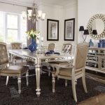 new mirrored dining room table
