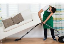 living room cleaning checklist
